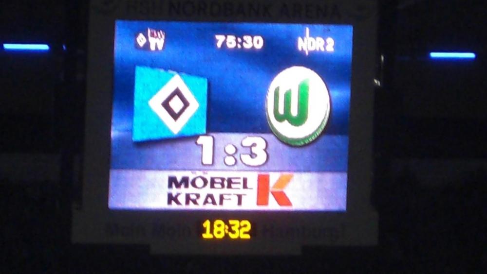 01.03.2009 HSV - VfL Wolfsburg 1:3